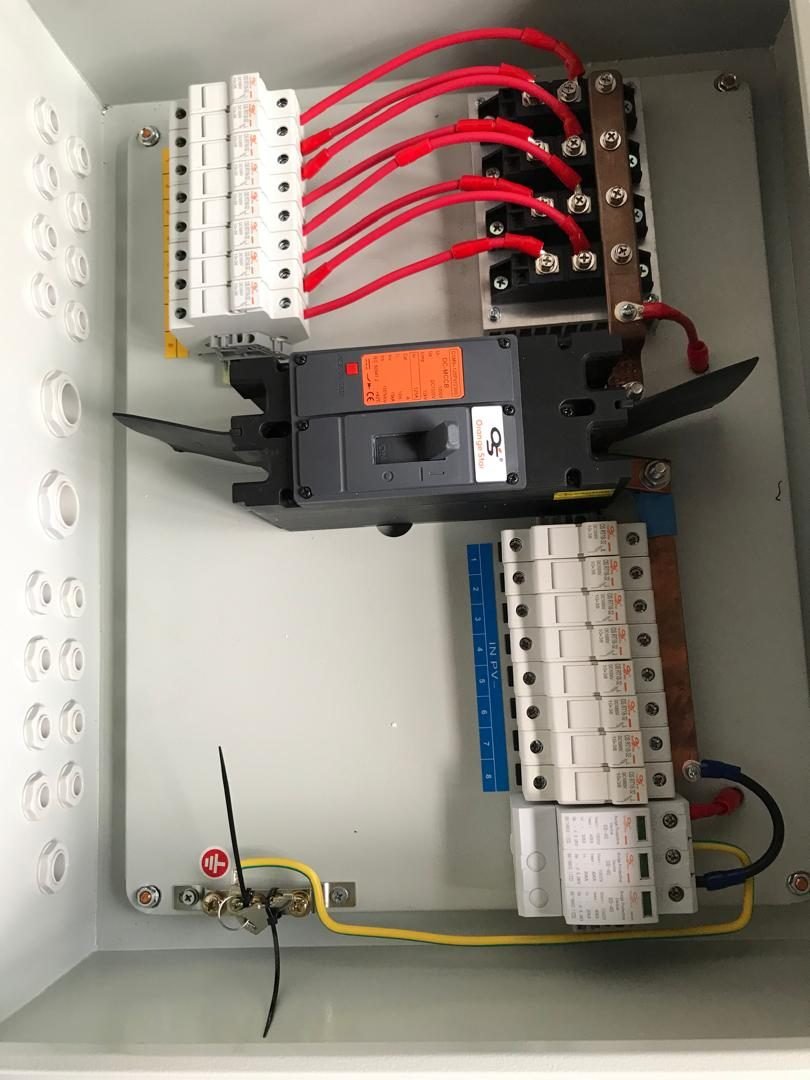 Tableau électrique du système solaire photovoltaïque