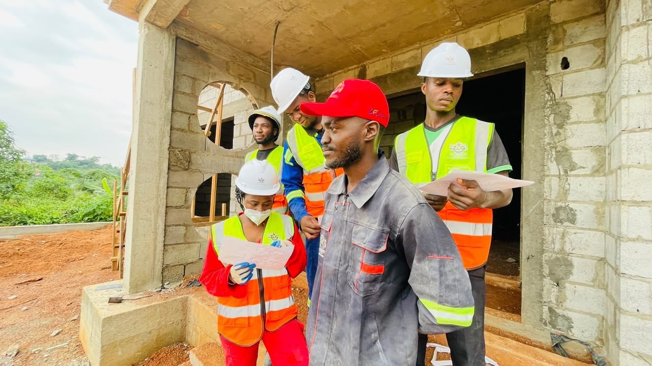 Suivi technique d'une villa en construction à Yaoundé Nsimalen