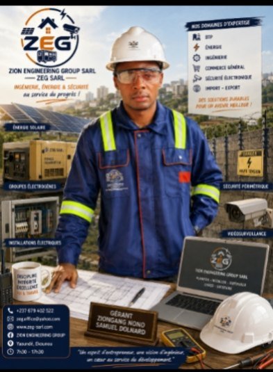 Présentation de ZION ENGINEERING GROUP SARL